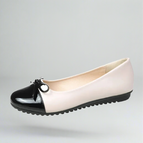 Chic women's ballerina flats - stylish and lightweight non-slip leather loafers
