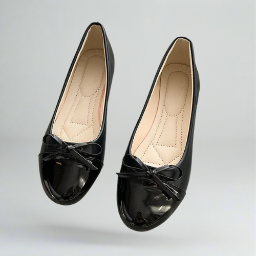 Chic women's ballerina flats - stylish and lightweight non-slip leather loafers