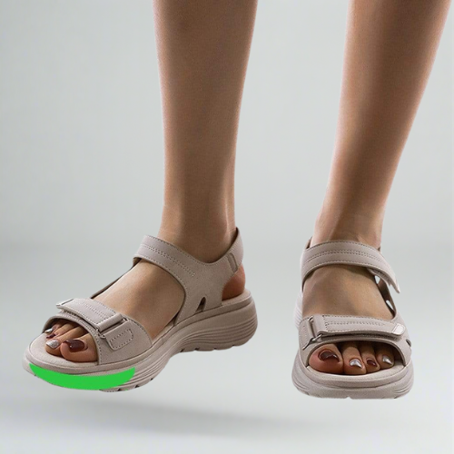 Autumn women's sandals with adjustable straps woman